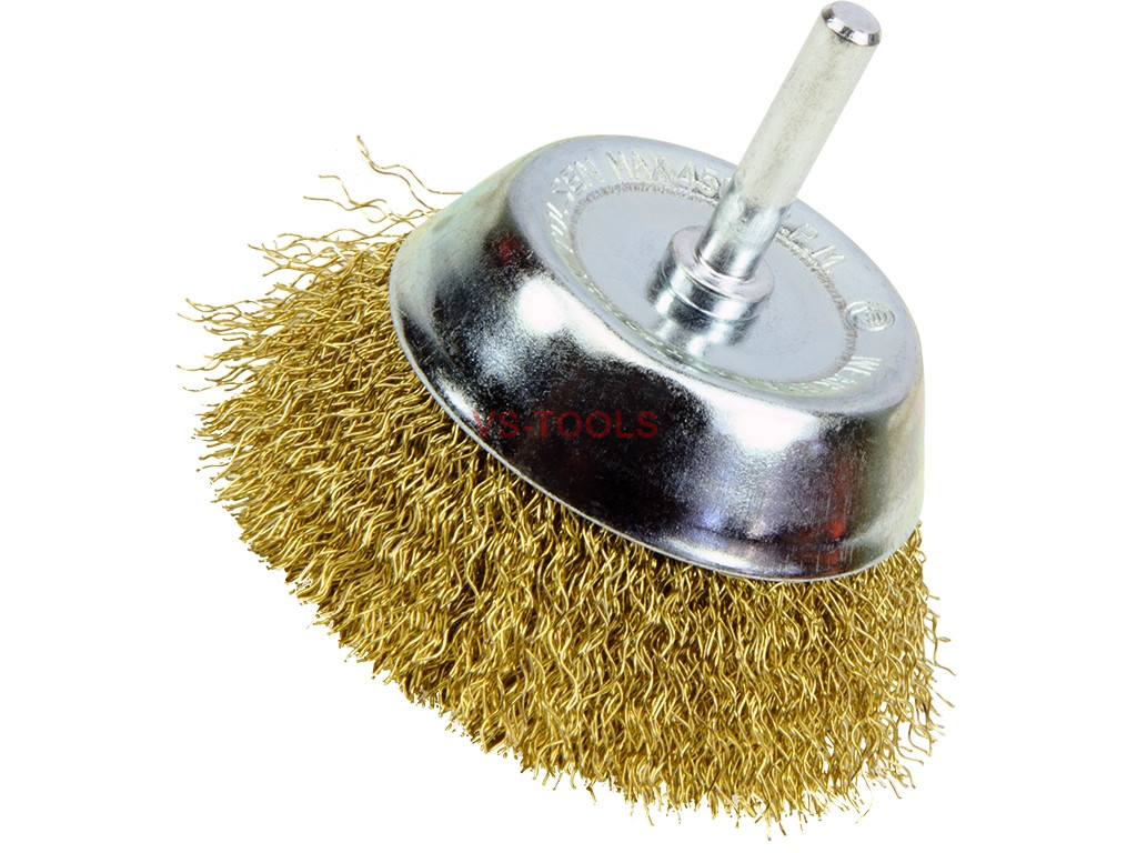 3inch Cup Wire Brush 1/4in Shank Deburring Rust Remover Cleaning
